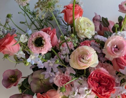 DESIGNER'S CHOICE (pastel flower composition)