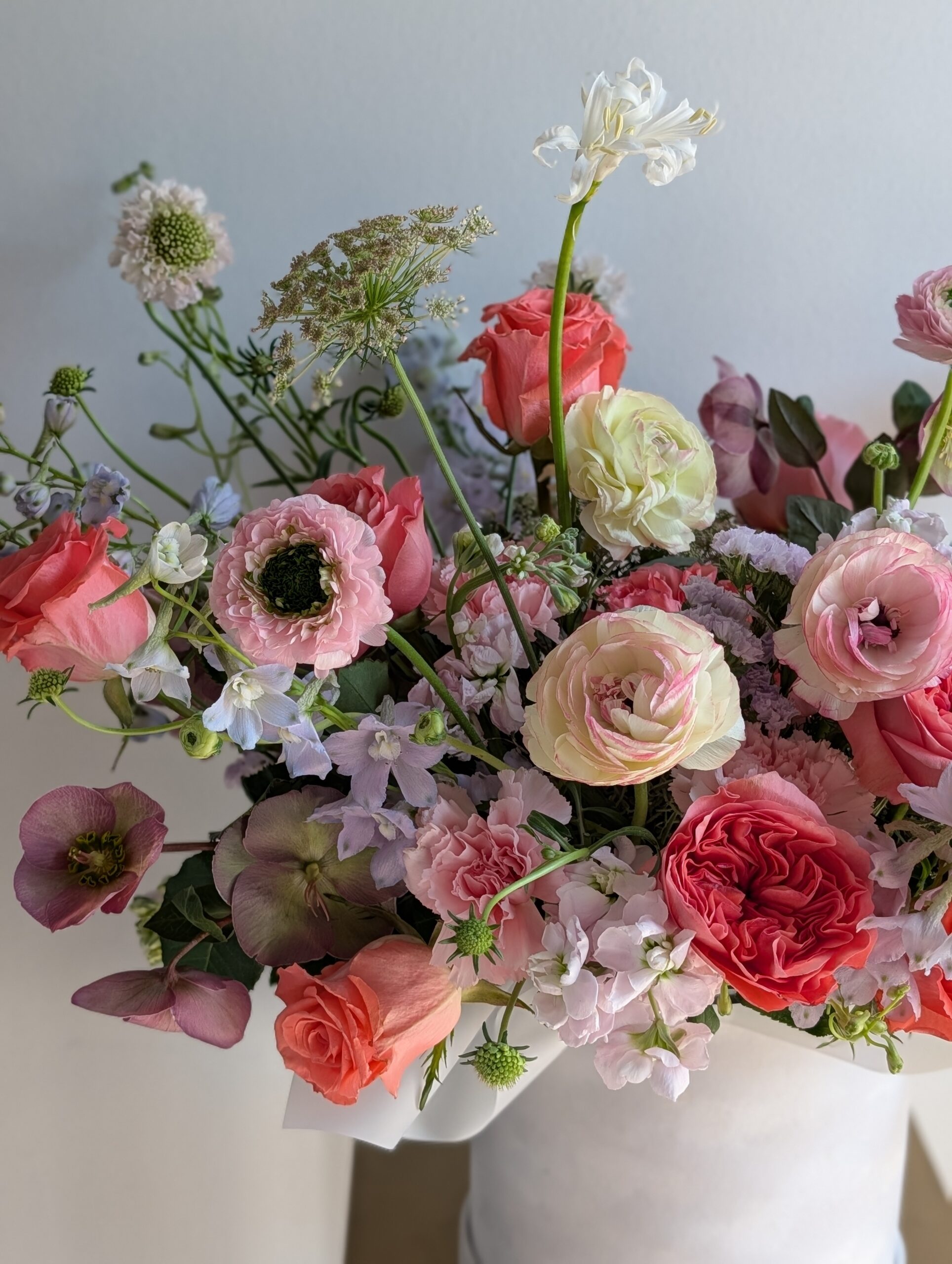 DESIGNER'S CHOICE (pastel flower composition)